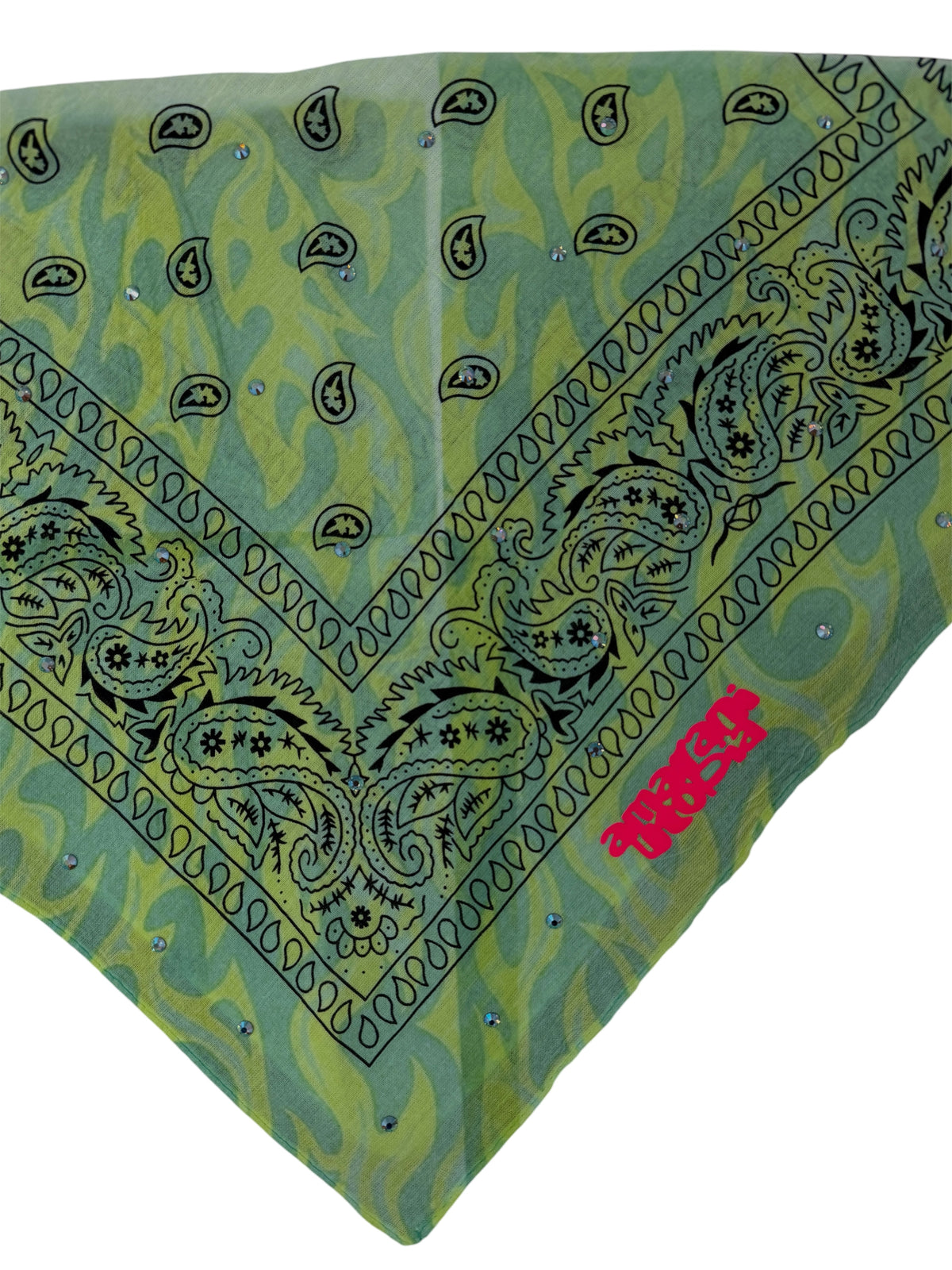 New Age Swarovski Flame Bandana