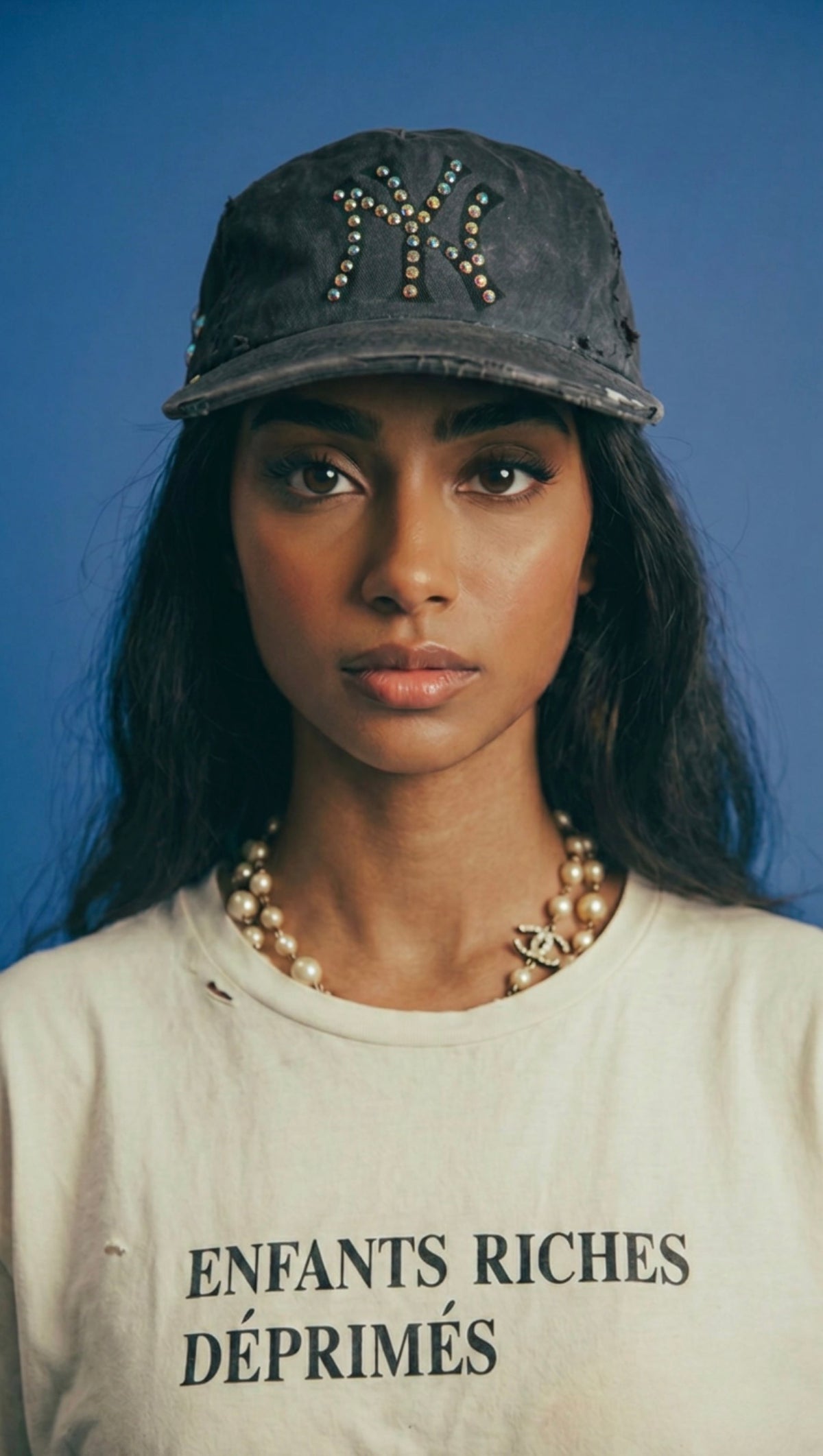 New Age Swarovski NY Cap