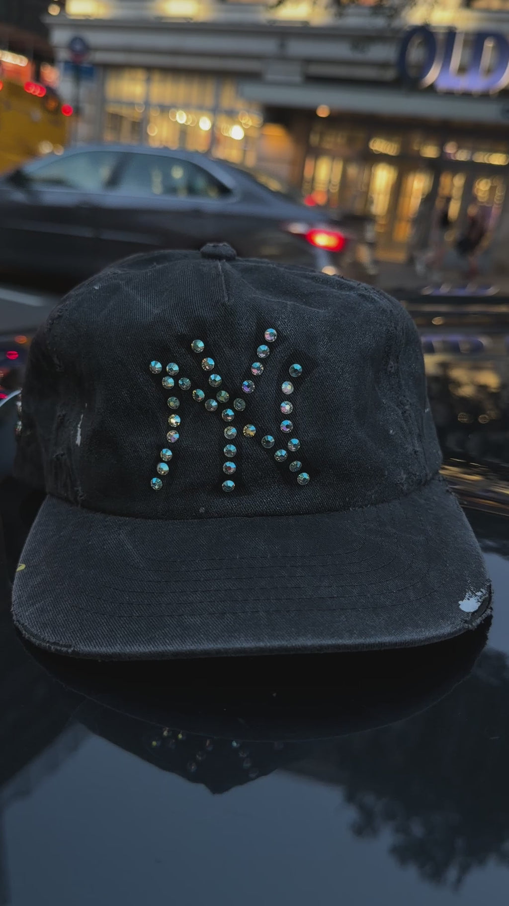 New Age Swarovski NY Cap