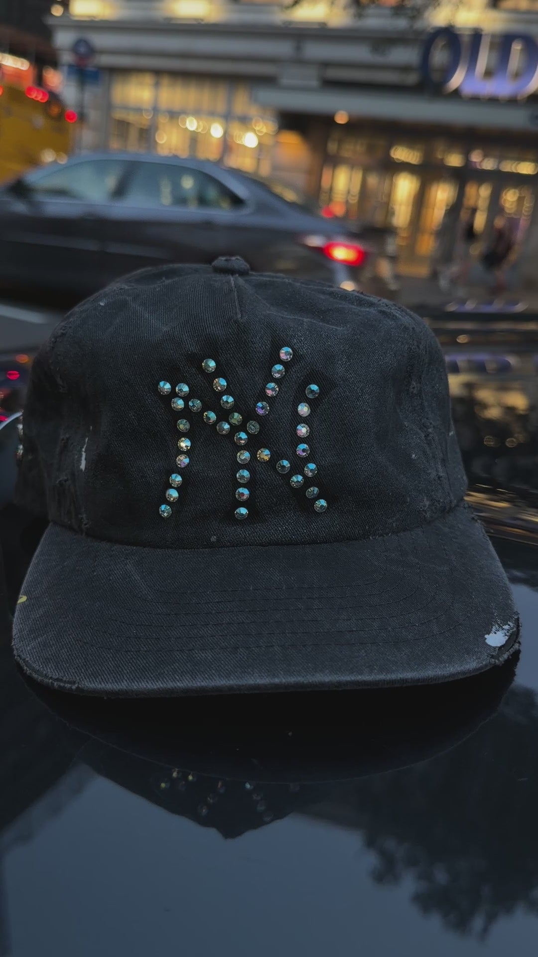 New Age Swarovski NY Cap